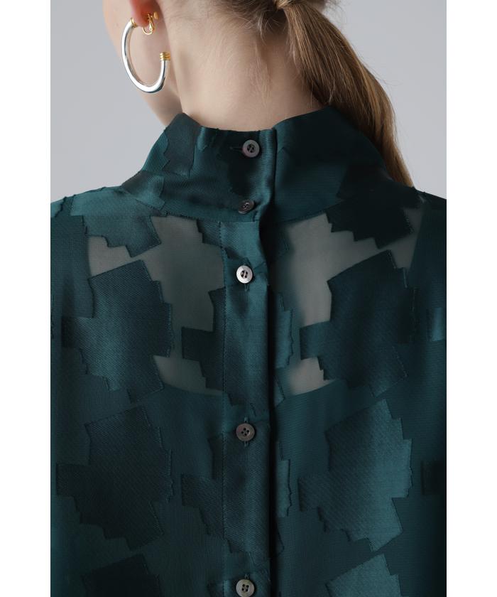 セール 50%OFF】◇ジオメトリックオパールブラウス(506403098