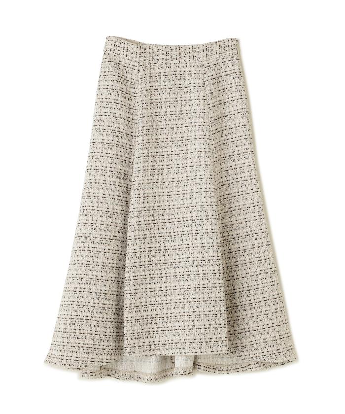 セール 10%OFF】ミックスツイードフレアスカート 24AW(506870399 セール 10%OFF】ミックスツイードフレアスカート 24AW(506870399