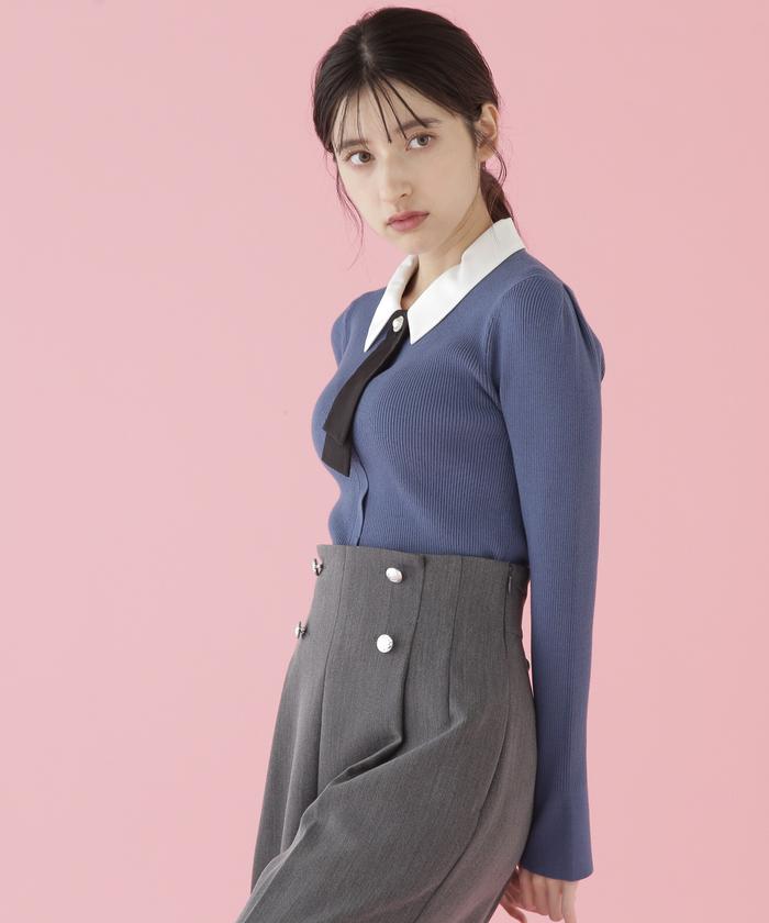 リボンヤーンミニワンピースセットアップ | JILL by JILL STUART