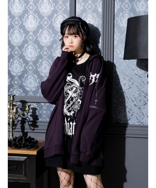 NOEMIE うさ耳パーカー NOEMIE｜2WAYうさ耳ユニセックスZIP裏毛パーカー | Rakuten