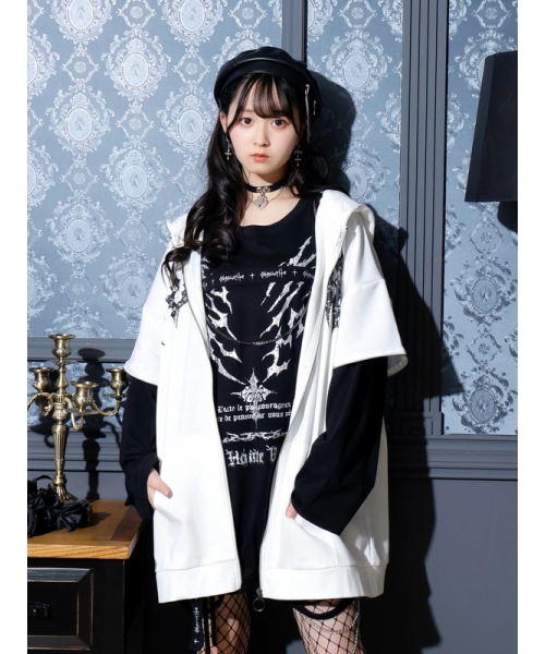 NOEMIE うさ耳パーカー NOEMIE｜2WAYうさ耳ユニセックスZIP裏毛パーカー | Rakuten