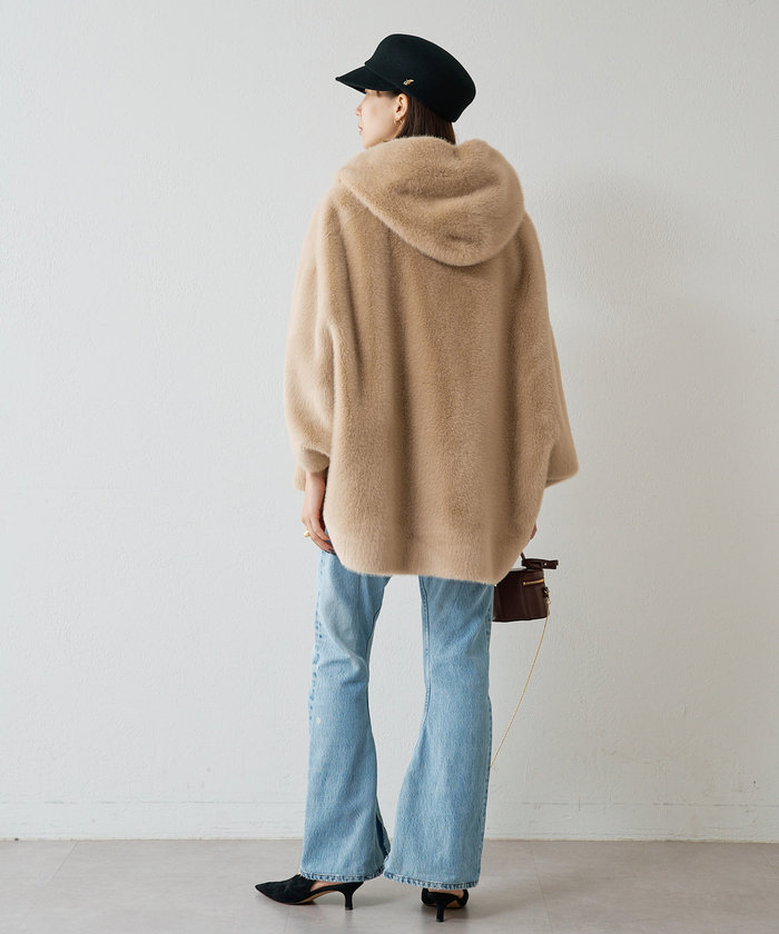 15th】【LOU ANDREA】LOUFOOD FUR COAT(506877730) | ウィム