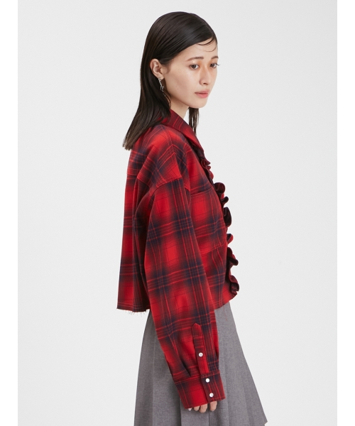 セール 30%OFF】ロゴ刺繍クロップドシャツ(506877909) | FURFUR セール 30%OFF】ロゴ刺繍クロップドシャツ(506877909) | FURFUR