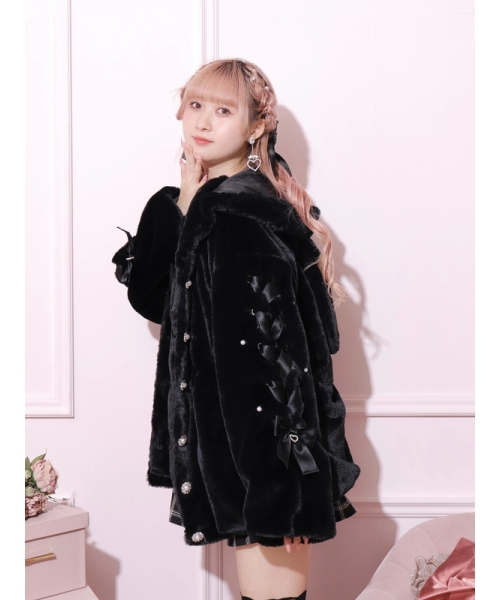 セール 44%OFF】うさ耳スピンドルファーブルゾン(506878008 セール 44%OFF】うさ耳スピンドルファーブルゾン(506878008