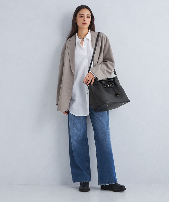 【美品】PRATO MADE IN ITALY 【別注】ボディバッグ UNITED ARROWS green label relaxing ＜PRATO MADE IN ITALY