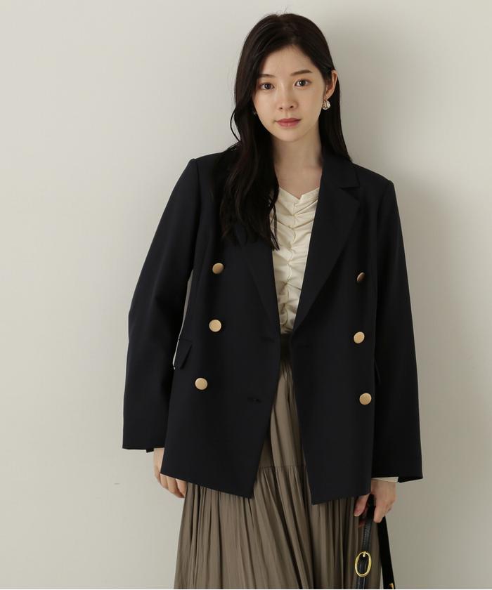 セール 50%OFF】ダブルテーラードジャケット24AW(506697527 セール 50%OFF】ダブルテーラードジャケット24AW(506697527