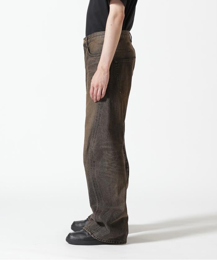 パンツ 24AW NVRFRGT 3D TWISTED JEANS NF242P03B NVRFRGT - 【24AW】3D ツイステッド デニム パンツ / 3D TWISTED