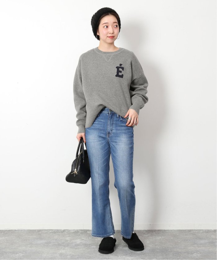 ☆大人気商品☆ サガラ刺繍スウェットライクニット（ニット