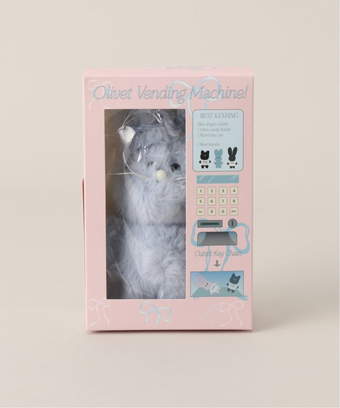 Amazon.co.jp: 韓国人気olivet オリベ rabbit keych black 箱
