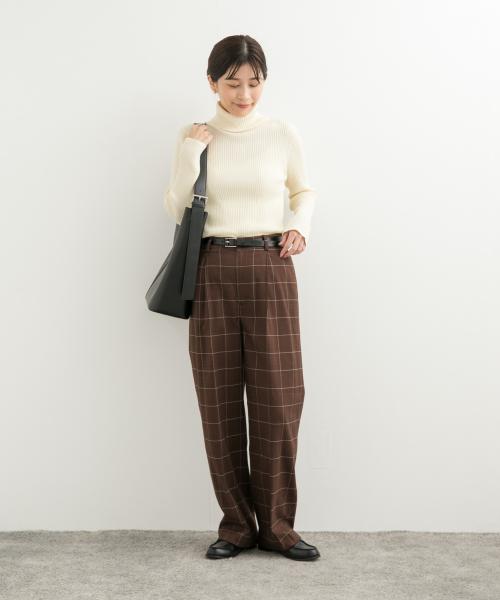 24AW＊新品タグ付＊アーバンリサーチドアーズ チェックトラウザーパンツ S セール】チェックトラウザーパンツ(506879694) | アーバン