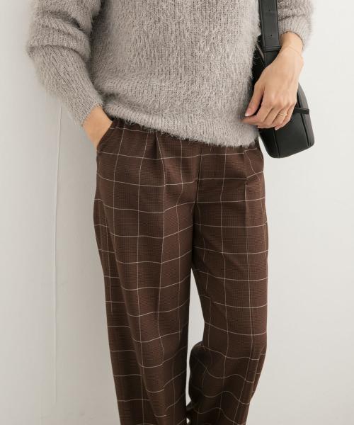 24AW＊新品タグ付＊アーバンリサーチドアーズ チェックトラウザーパンツ S セール】チェックトラウザーパンツ(506879694) | アーバン