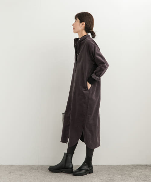 セール 50%OFF】『UR TECH』コーデュロイシャツワンピース