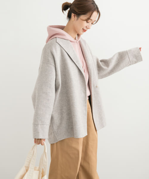 セール 20%OFF】ウールリバーミドルガウンコート(506879697 セール 20%OFF】ウールリバーミドルガウンコート(506879697