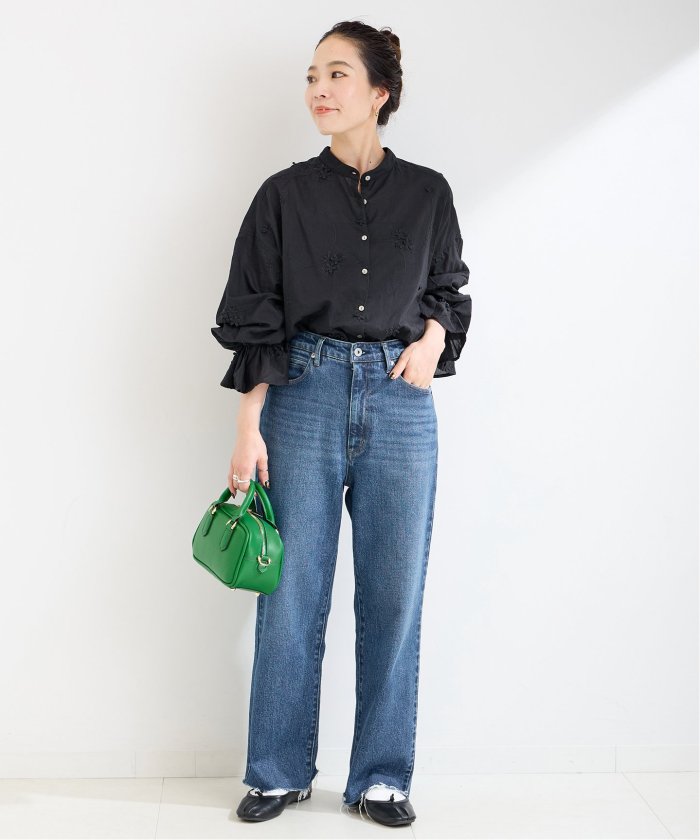 jantje_ontembaar × stair のレースブラウス ベージュ（予約》3D