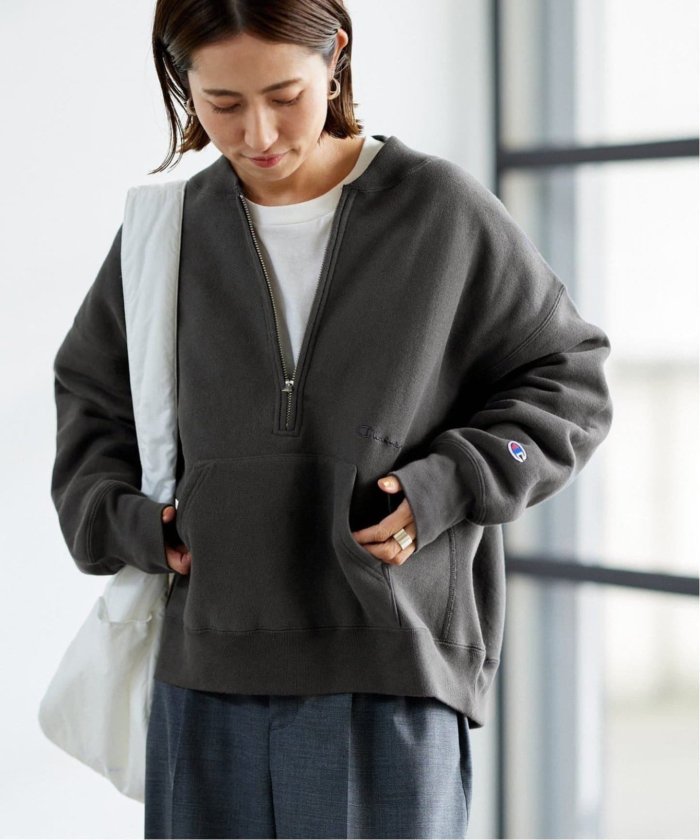 ≪追加≫Champion/チャンピオン 別注ハーフZIPリバースウィーブ