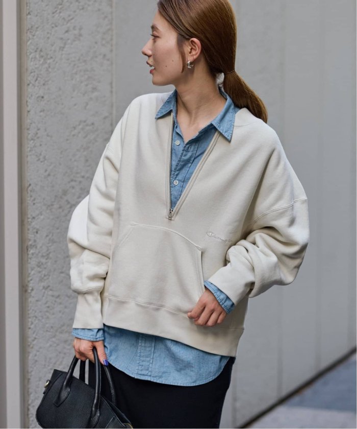 ≪追加≫Champion/チャンピオン 別注ハーフZIPリバースウィーブ