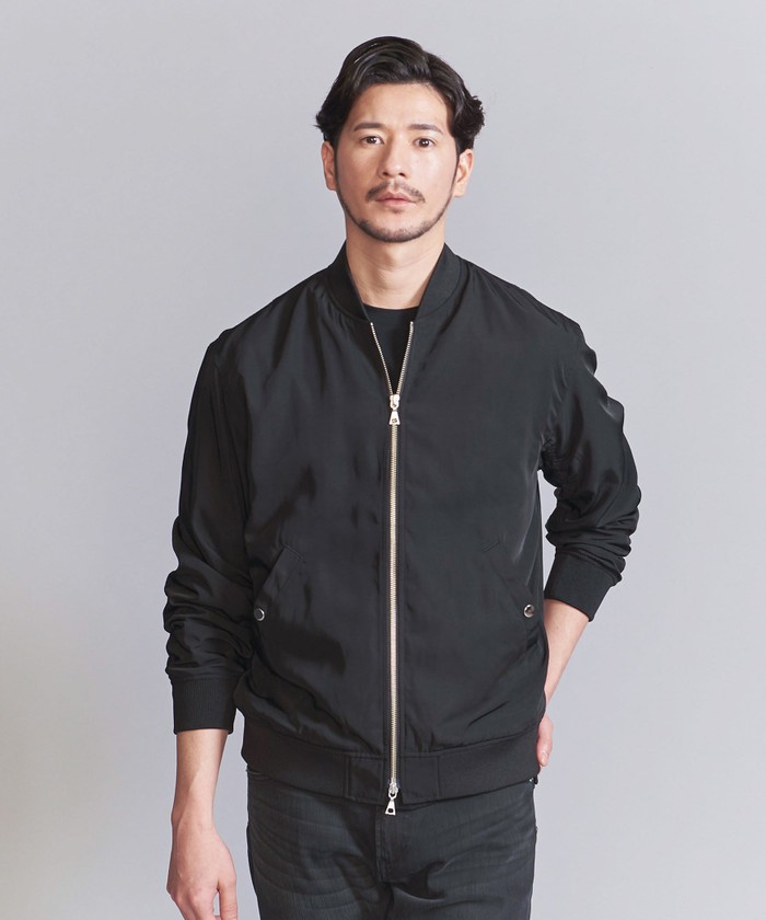 BEAUTY&YOUTH ライト ツイル MA-1 ブルゾン WEB限定 WARDROBE SMART】ライト ツイル MA－1 ブルゾン