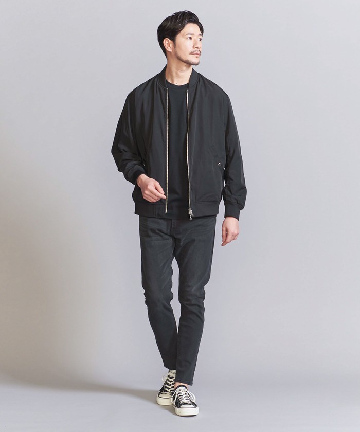 速くおよび自由な WEB限定 WARDROBE ブルゾン MA－1 ツイル SMART】ライト ジャケット・アウター