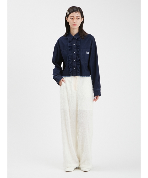 セール 30%OFF】ロゴ刺繍クロップドシャツ(506877909) | FURFUR セール 30%OFF】ロゴ刺繍クロップドシャツ(506877909) | FURFUR