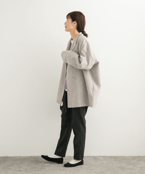 セール 20%OFF】ウールリバーミドルガウンコート(506879697 セール 20%OFF】ウールリバーミドルガウンコート(506879697