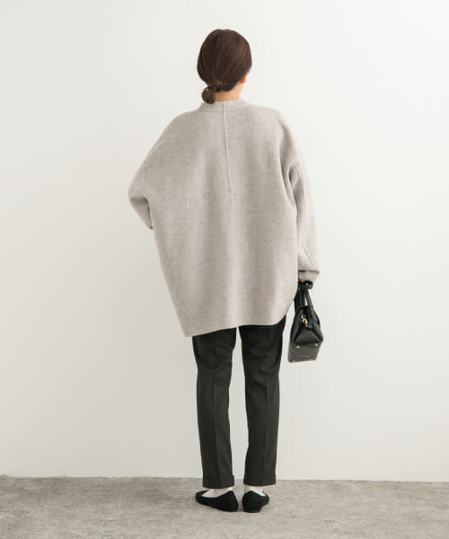 セール 20%OFF】ウールリバーミドルガウンコート(506879697 セール 20%OFF】ウールリバーミドルガウンコート(506879697