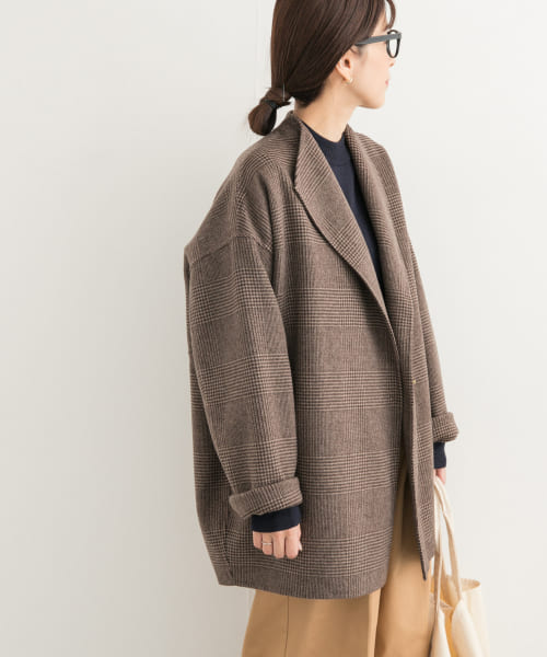 セール 20%OFF】ウールリバーミドルガウンコート(506879697 セール 20%OFF】ウールリバーミドルガウンコート(506879697