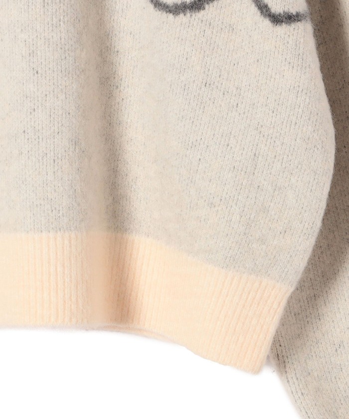 SHIPS for women / シップスウィメン 【WEB限定】〈手洗い可能〉ジャカード フラワー ニット プルオーバー WEB限定】〈手洗い可能〉ジャカード フラワー ニット プル