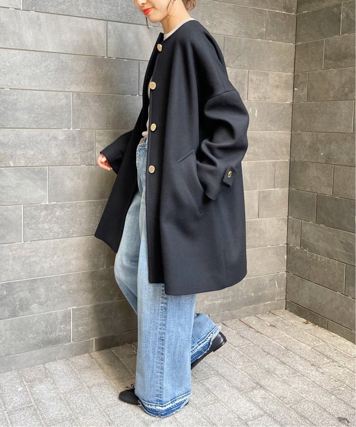 トラディショナルウェザーウェア　スピックアンドスパン別注MALTON N/C Traditional Weatherwear 別注 MALTON N/C（ノーカラーコート
