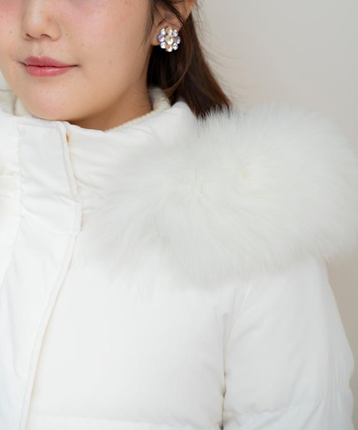 ウィルセレクション WILLSELECTION FOXファー付きショートダウン