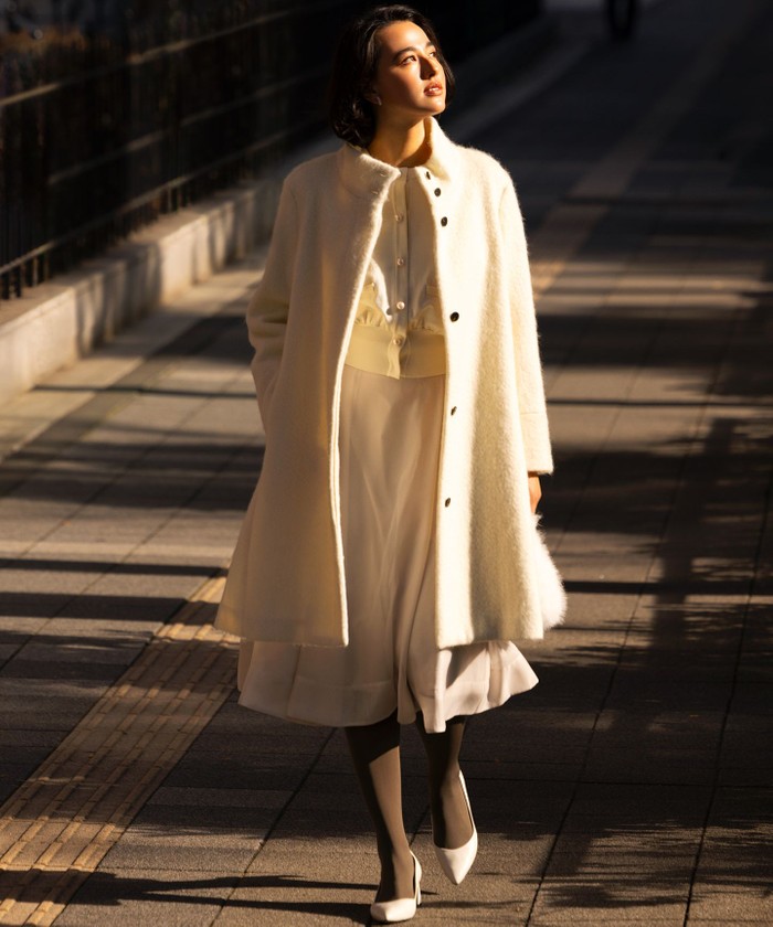 セール 40%OFF】【WEB限定色あり】ELENA パールボタン ニット