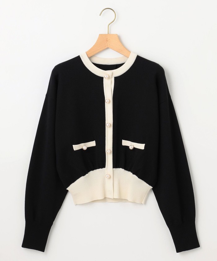 セール 40%OFF】【WEB限定色あり】ELENA パールボタン ニット