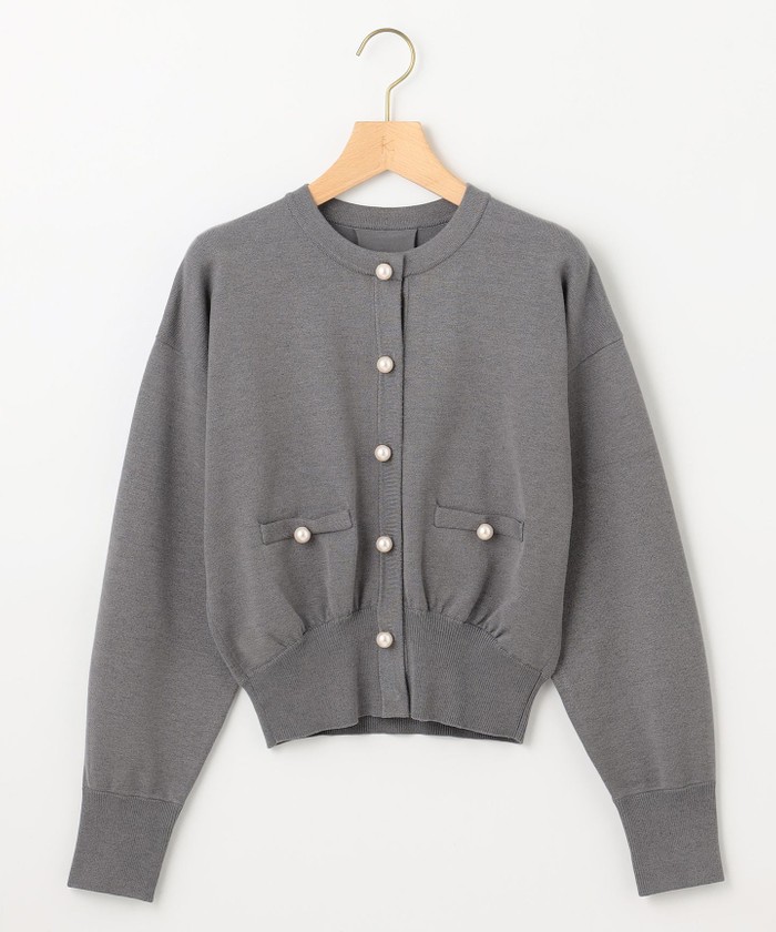 セール 40%OFF】【WEB限定色あり】ELENA パールボタン ニット