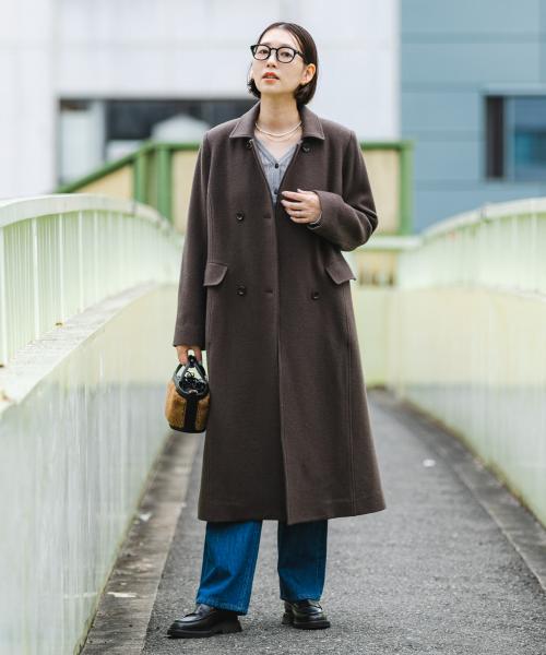 クーポン】【セール 50%OFF】F by ROSSO モッサダブルロング クーポン】【セール 50%OFF】F by ROSSO モッサダブルロング