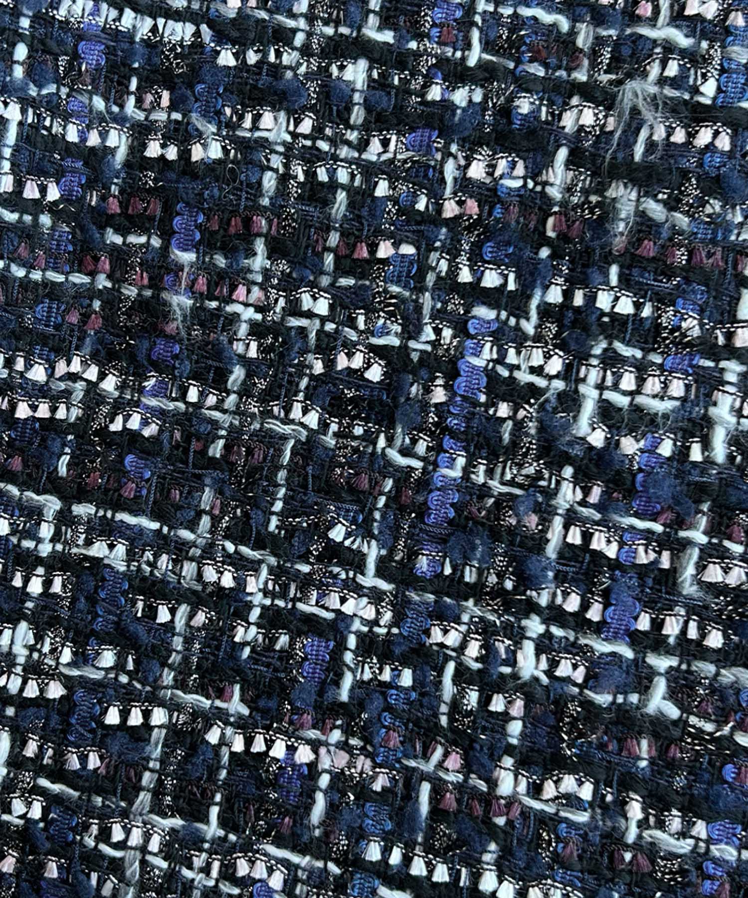 エルフランク ELFRANK ツイードステンカラーオーバーサイズ