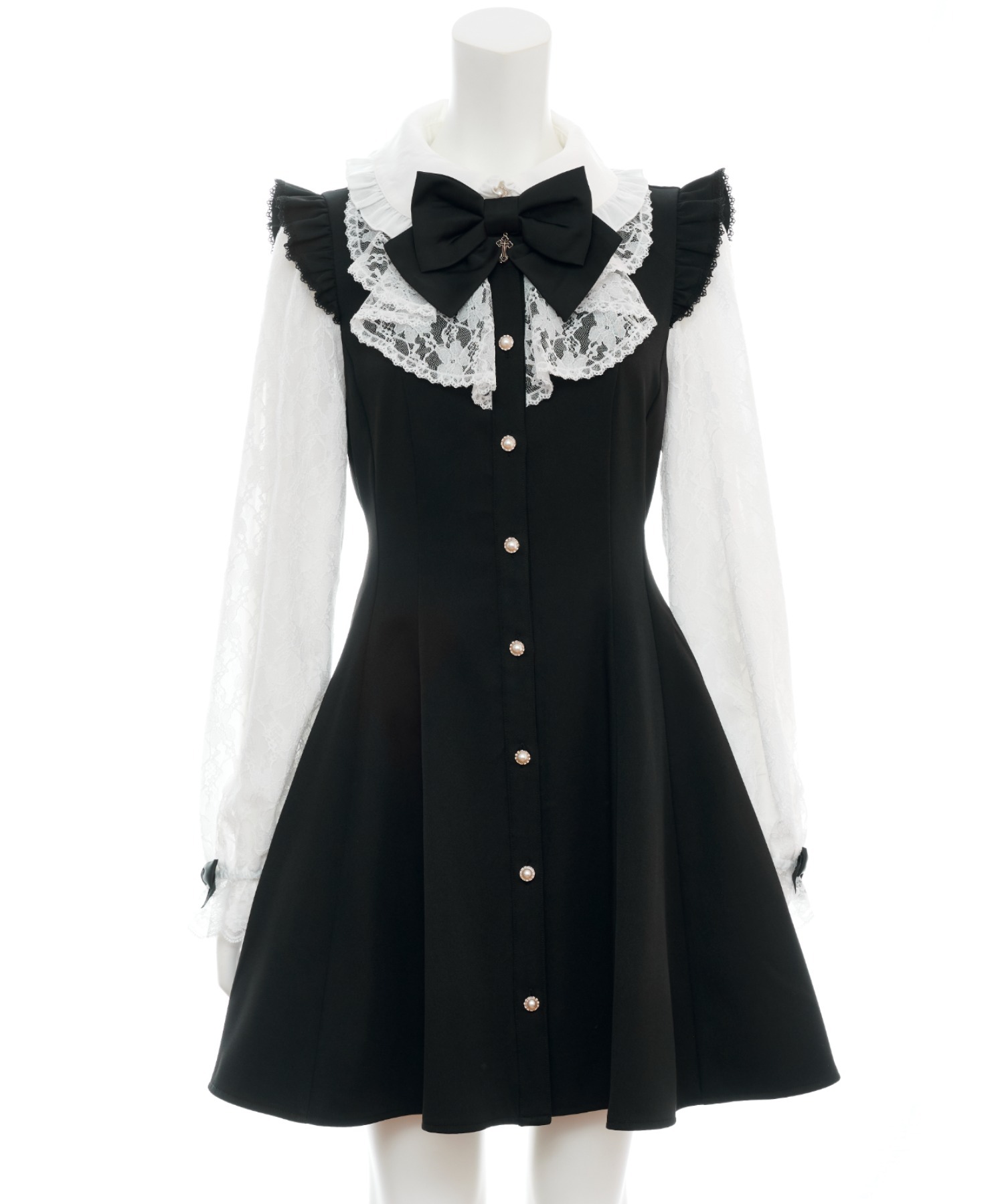シークレットハニー Secret Honey レースラッフルワンピース シークレットハニー Secret Honey レースラッフルワンピース