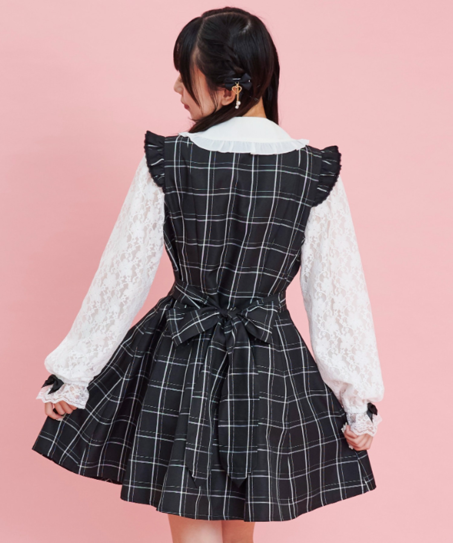 シークレットハニー Secret Honey レースラッフルワンピース シークレットハニー Secret Honey レースラッフルワンピース