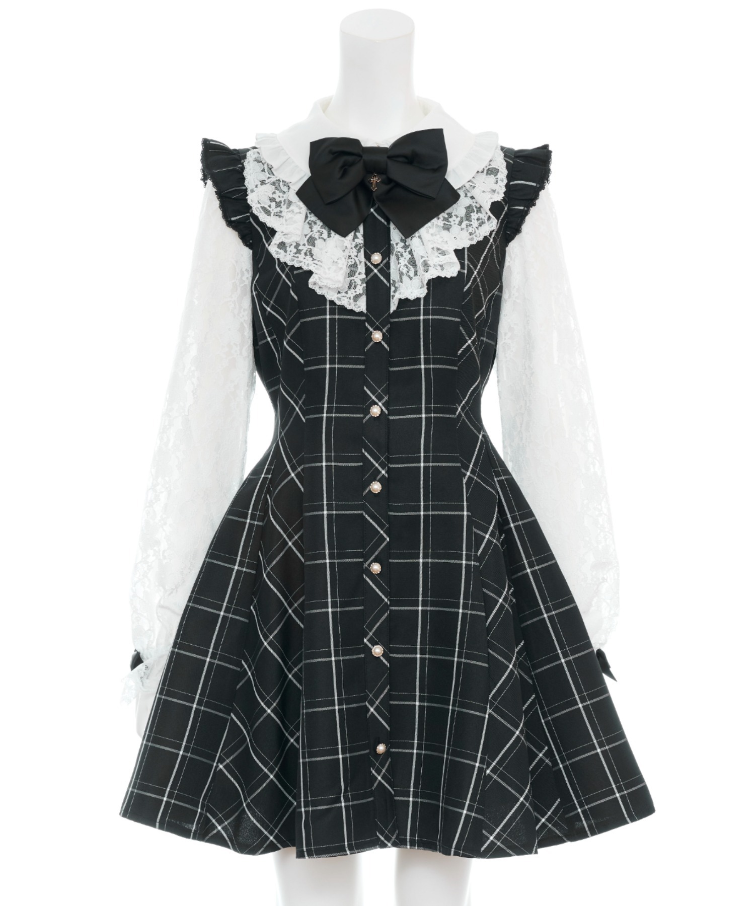 シークレットハニー Secret Honey レースラッフルワンピース シークレットハニー Secret Honey レースラッフルワンピース