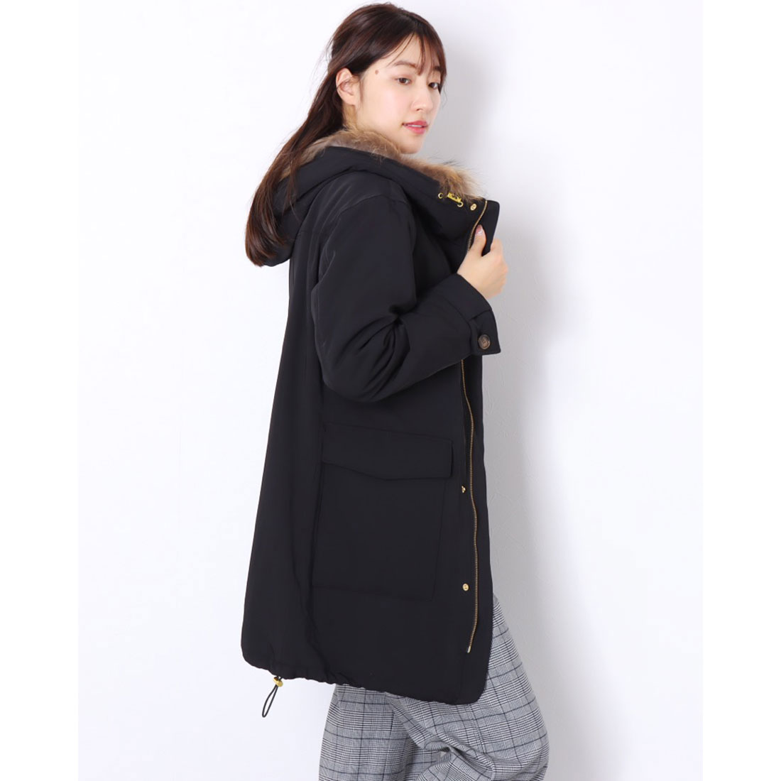 セール 58%OFF】ラナン RANAN リアルファー付モッズコート