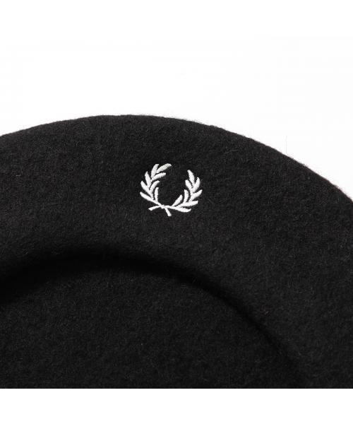 FRED PERRY ベレー帽 BERET HW7646 ローレルリース刺繍 FRED PERRY ベレー帽 BERET HW7646 ローレルリース刺繍