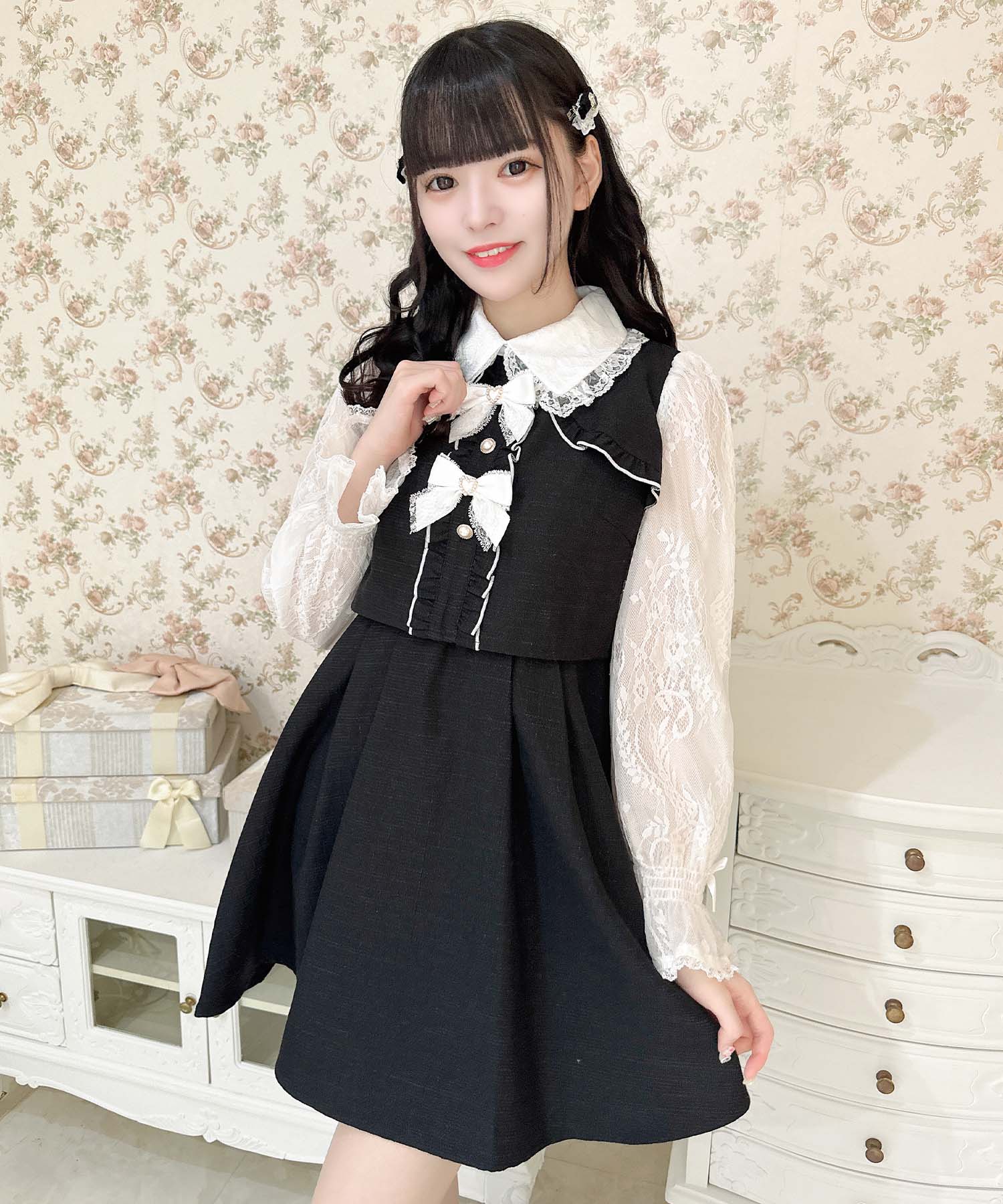 セール】ロジータ ROJITA トリプルリボンデザインワンピース