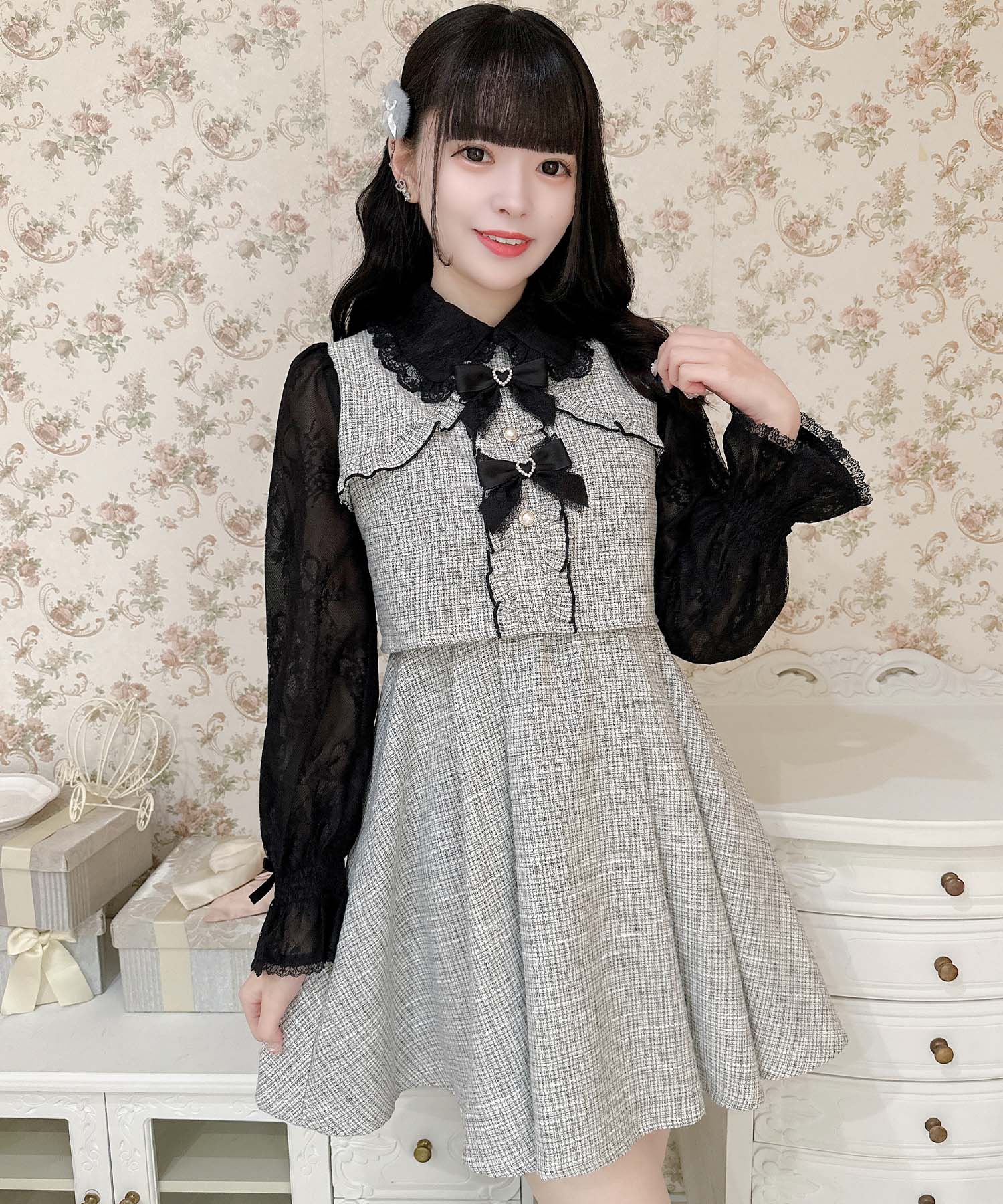 セール】ロジータ ROJITA トリプルリボンデザインワンピース セール】ロジータ ROJITA トリプルリボンデザインワンピース
