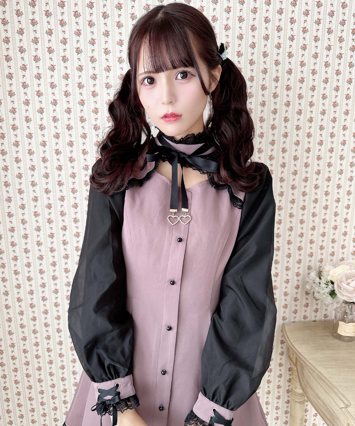 セール 30%OFF】ロジータ ROJITA スタンドカラーシアースリーブ