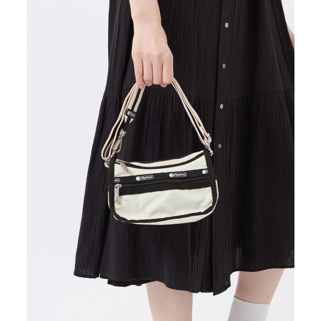 ■LeSportsac■レスポートサック SMALL LOAF CROSSBODY SMALL LOAF CROSSBODYスペクテイターブラック（ミニバッグ