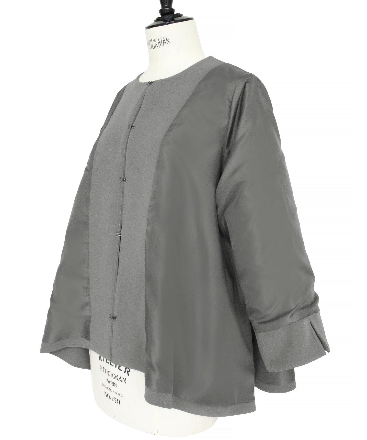 ルイルエブティック RUIRUE BOUTIQUE ノーカラーフレア ルイルエブティック RUIRUE BOUTIQUE ノーカラーフレア