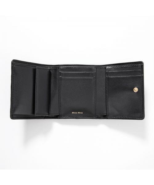 セール】ミュウミュウ Miu Miu MIUMIU 三つ折り財布 MATELASSE セール】ミュウミュウ Miu Miu MIUMIU 三つ折り財布 MATELASSE