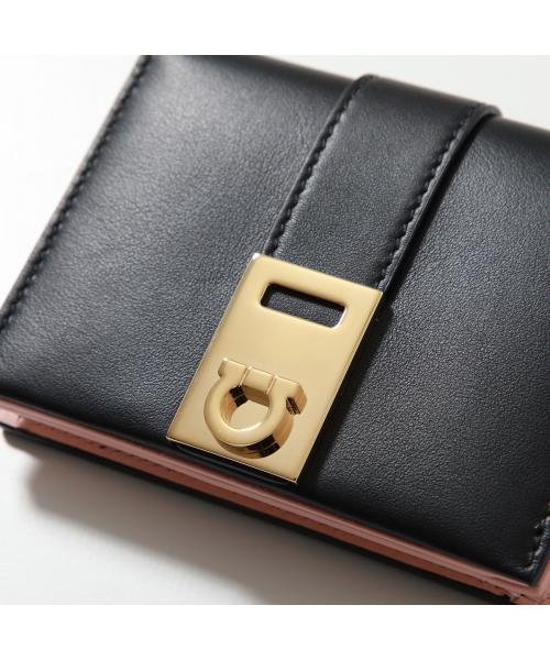 セール 18%OFF】SALVATORE FERRAGAMO 二つ折り財布 22 0633