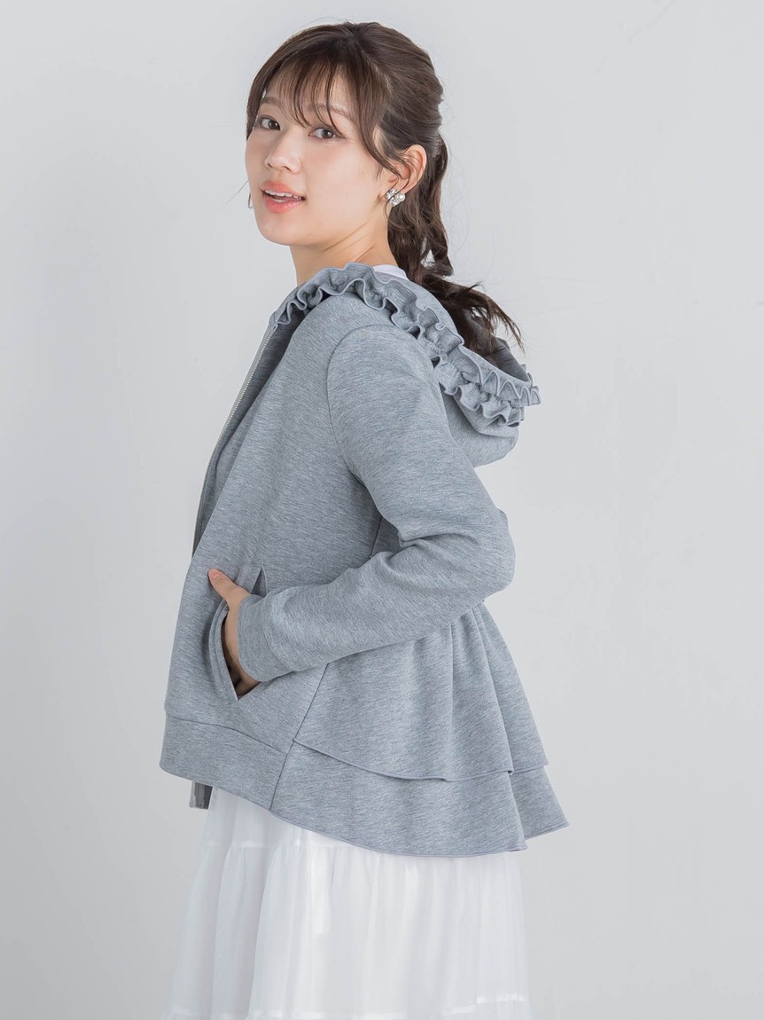 セール 30%OFF】クイーンズコート QUEENS COURT フードフリル
