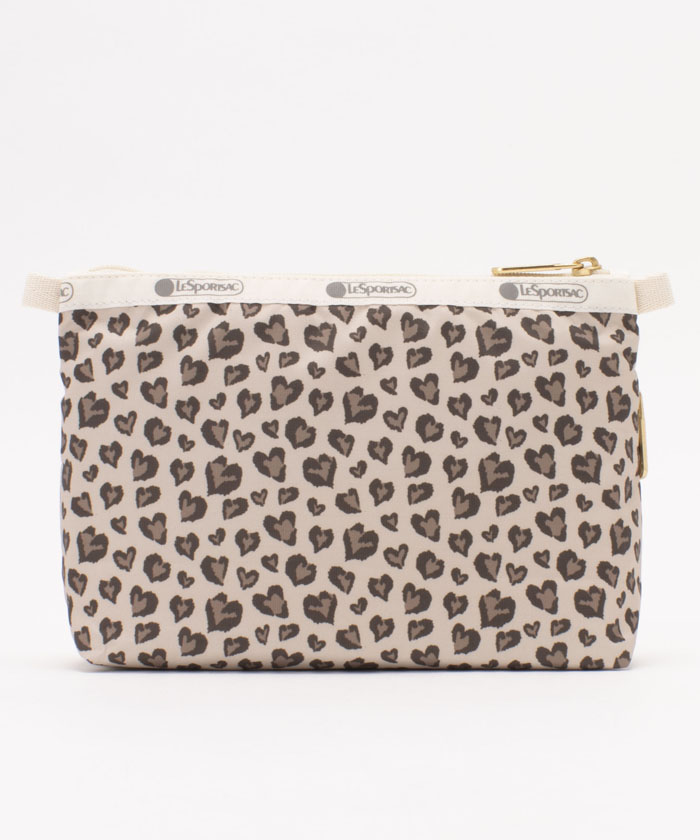 COACH リュック ポーチ セット レオパード(ハート)柄 COACH リュック ポーチ セット レオパード(ハート)柄