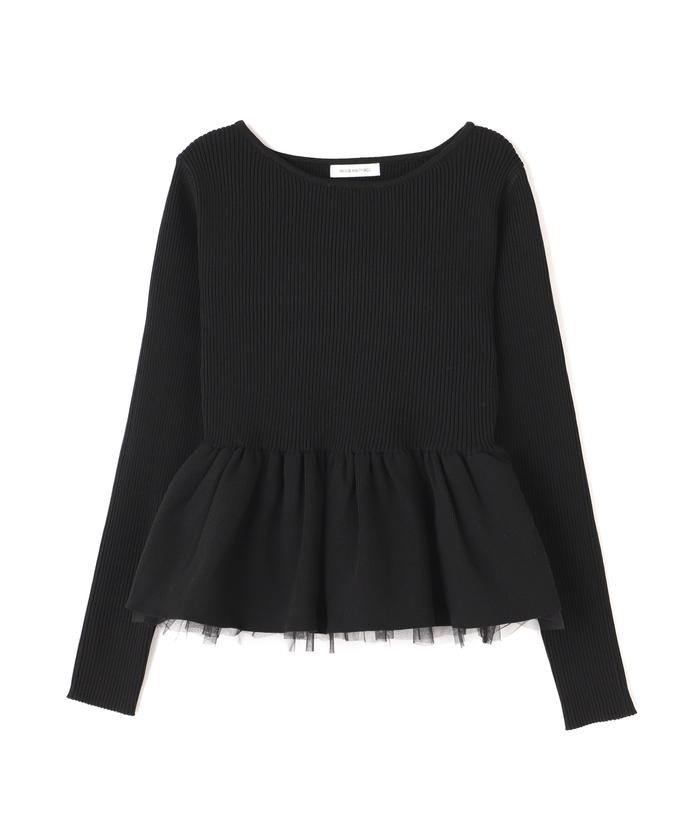 セール 30%OFF】ボリュームペプラムニット(506882428