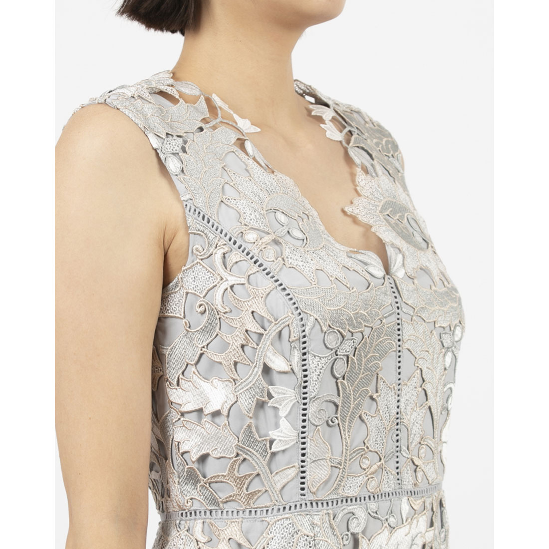 ブラック【Phase Eight】UK発 Mylee ツイード チュニック ドレス black seagrass chain dress【Delivery in November 2025